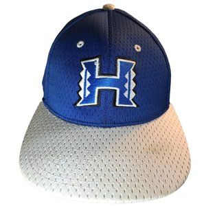 HAWAII WORN PRO DISTRESSED UNIVERSITY OF HAWAII COLLECTION VINTAGE FLEXFIT CAP H
